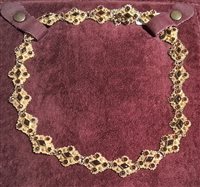 Collar Soprana Gioielleria Mujer ANTICO in Oro amarillo Granato OG GRANATI ANTICO ROMBI - OG GRANATI ANTICO ROMBI